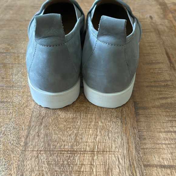 Gray Everlane Leather Slip Ons - Picture 3 of 5